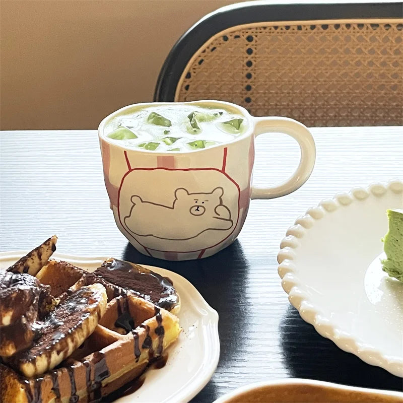 Cute bear cup